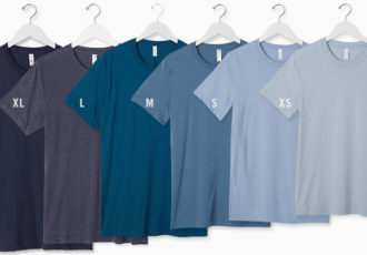 Pick the right tee shirt sizes