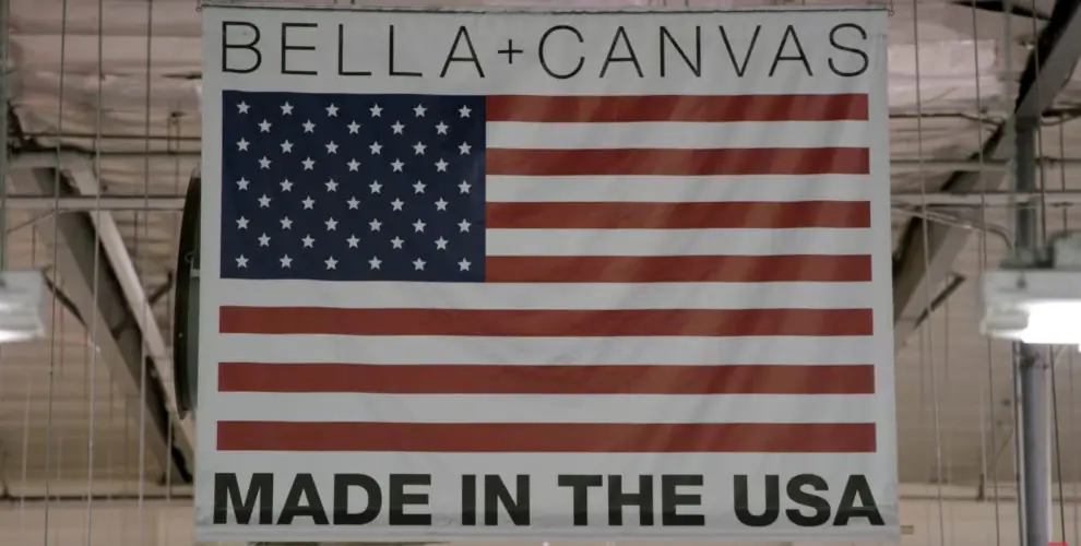 COVID-19 USA strong manufacturing BELLA+CANVAS